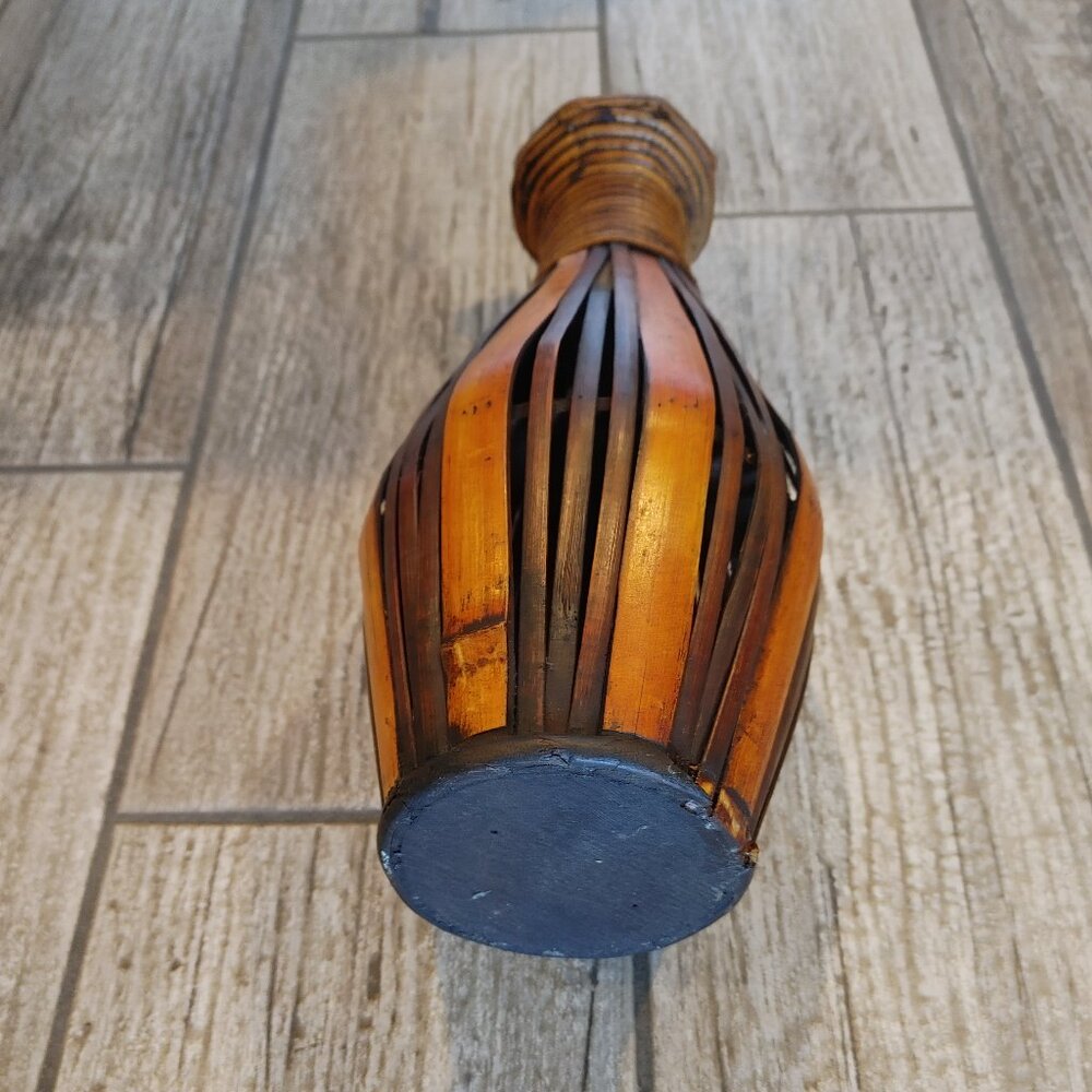 Wood Art /vase to hold dry flowers, leaf collection, grass, ... - Picture 4 of 16